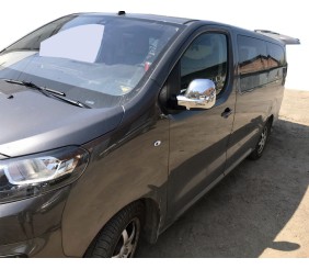 Накладки на дзеркала (2 шт., пласт.) Carmos для Peugeot Traveller 2017- рр