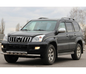 Передня дуга ST015 (нерж.) для Toyota Land Cruiser Prado 120 2002-2009 рр