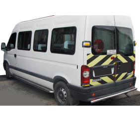 Задня дуга AK002 (нерж.) для Nissan Interstar 2002-2010 рр