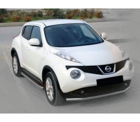 Передній захист ST008-2 (нерж) для Nissan Juke 2010-2019 рр