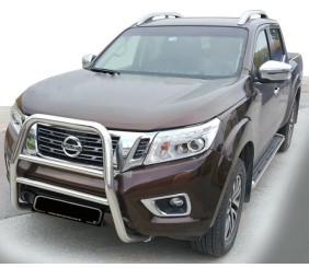 Кенгурятник WT018 (нерж) для Nissan Navara/NP300 2016- рр