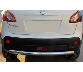 Задня дуга пряма (нерж.) для Nissan Qashqai 2007-2010 рр