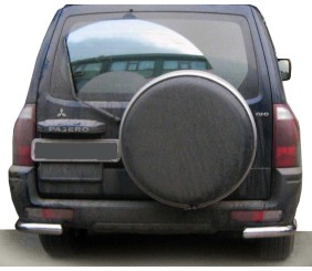 Задня дуга AK003 (нерж.) для Mitsubishi Pajero Wagon III 1999-2006 рр