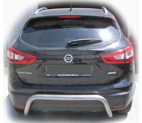 Задня дуга AK007-2 (нерж) для Nissan Qashqai 2014-2021 рр