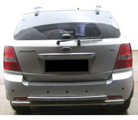 Задня дуга AK002-Подвійний (нерж.) для Kia Sorento I BL 2002-2009 рр
