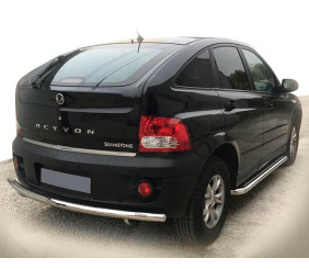 Задній захист AK002 (нерж) для SsangYong Action 2005-2018 рр