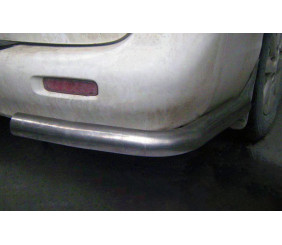 Задні кути AK003 (2 шт., нерж.) для Hyundai H200, H1, Starex 1998-2007 рр