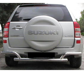 Задній захист AK005-2 (нерж) для Suzuki Grand Vitara 2005-2017 рр