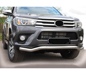 Передній захист ST007 (нерж) для Toyota Hilux 2015- рр