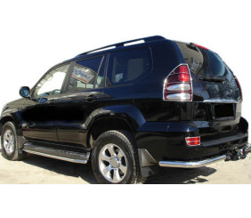 Задні куточки AK003 (2 шт., нерж) для Toyota Land Cruiser Prado 120 2002-2009 рр