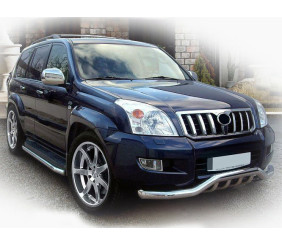 Передня дуга ST011 (нерж.) для Toyota Land Cruiser Prado 120 2002-2009 рр