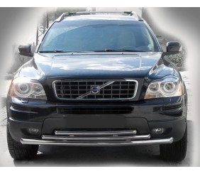 Передній захист ST014-2 (нерж) для Volvo XC90 2002-2014 рр