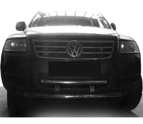 Кенгурятник ST013 (нерж) для Volkswagen Touareg 2002-2010 рр