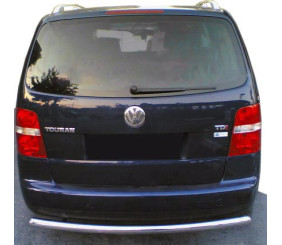 Задній захист AK002 (1 шт, нерж) для Volkswagen Touran 2003-2010 рр