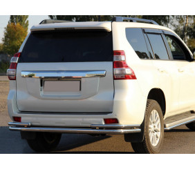 Задня дуга AK005-2 (нерж) для Toyota Land Cruiser Prado 150 2009-2023 рр