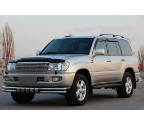 Передня дуга ST015 (нерж.) для Toyota Land Cruiser 100 1998-2007 рр