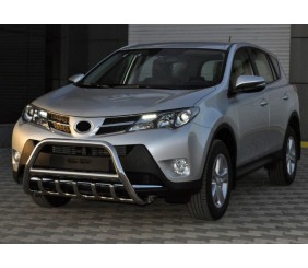Кенгурятник WT003 (нерж) для Toyota Rav 4 2013-2018 рр