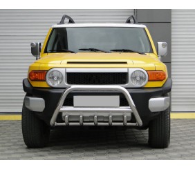 Кенгурятник WT003 (нерж) для Toyota FJ Cruiser 2006-2022 рр