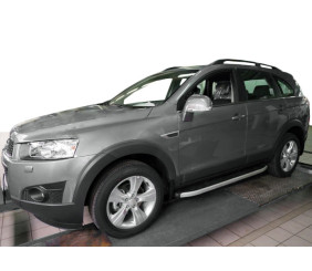 Бокові пороги Fullmond (2 шт., Алюміній) 2006-2015 для Chevrolet Captiva рр