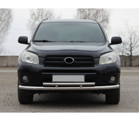 Передній захист ST014-1 (нерж) 51/42 мм для Toyota Rav 4 2006-2013 рр
