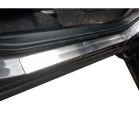 Накладки на пороги OmsaLine (4 шт, нерж) для Toyota Rav 4 2013-2018 рр