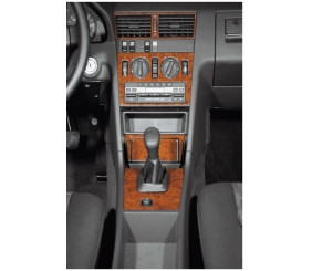 Накладки на панель (1993-1995) Карбон для Mercedes C-class W202 рр