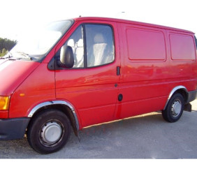 Накладки на арки (4 шт, нерж) для Ford Transit 1991-2000 рр