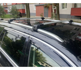 Багажник (поперечини) на інтегровані рейлінги Wingbar V2 (2 шт) Сірий для Mini Clubman F54 2015-2024 рр