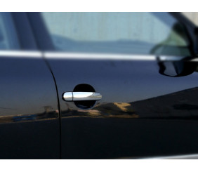 Накладки на ручки (4 шт., нерж.) для Ауди A2 1999-2005 рр