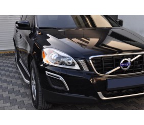 Бокові пороги Fullmond (2 шт., алюміній) для Volvo XC60 2009-2017 рр