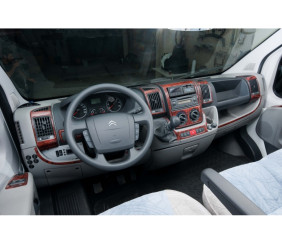 Накладки на панель (2006-2014) Алюміній для Peugeot Boxer рр