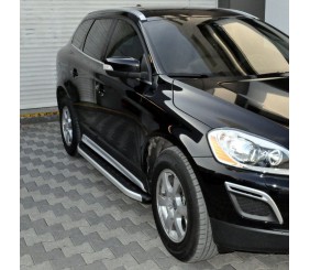 Бокові пороги Fullmond (2 шт., Алюміній) для Volvo XC90 2002-2014 рр