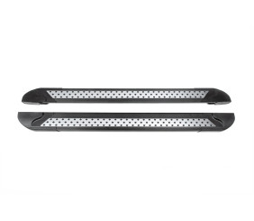 Бокові пороги New Vision Black (2 шт., алюміній) для Renault Duster 2024- рр