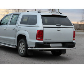 Задній захист AK005-2 (2 шт., нерж) для Volkswagen Amarok 2010-2022 рр