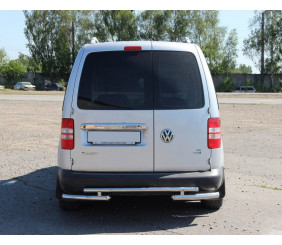 Задня дуга AK003-2 (2 шт., нерж) для Volkswagen Caddy 2004-2010 рр