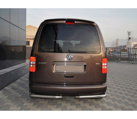 Задні куточки AK003 (2 шт., нерж) для Volkswagen Caddy 2004-2010 рр