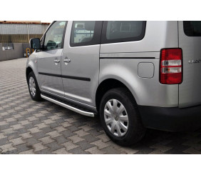 Бокові пороги Fullmond (2 шт., алюм) Стандартна база для Volkswagen Caddy 2004-2010 рр