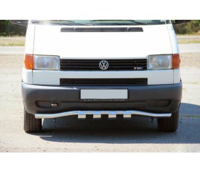 Передній захист з грилем ST010 (нерж) 51мм для Volkswagen T4 Transporter 1990-2003 рр