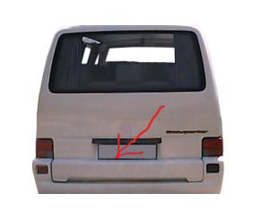 Накладка на задню кришку (під фарбування) для Volkswagen T4 Transporter 1990-2003 рр