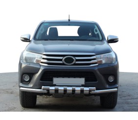 Передній захист F3-34 (нерж.) для Toyota Hilux 2015- рр