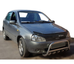 Кенгурятник WT003 (42мм, нерж) для Lada Kalina 2004-2011 рр