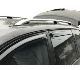 Рейлінги Skyport (сірий мат) для Volkswagen Touareg 2002-2010 рр