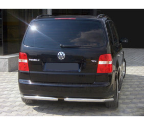 Задні куточки AK003 (2 шт., нерж) для Volkswagen Touran 2003-2010 рр