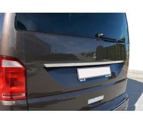Планка над номером (нерж) Carmos - Турецька сталь для Volkswagen T6 2015-2024 рр