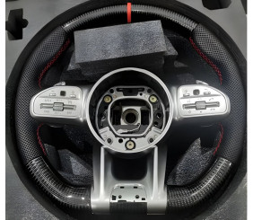 Кермо AMG 2018-Style (Карбон -2026 червоний, 3pin) для Mercedes AMG GT C190/R190 2014-2022 рр