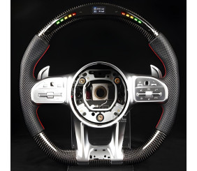 Кермо AMG 2018-Style (Карбон, LED, 3pin) для Mercedes AMG GT C190/R190 2014-2022 рр