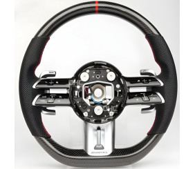 Кермо AMG 2021-Style (Карбон, 4pin) для Mercedes GLA H247 2020- рр