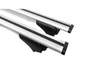 Перемички на вбудовані рейлінги під ключ Wizard V2 (2 шт) 125см, чорні для Mercedes GLA X156 2014-2019 рр