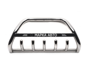 Кенгурятник WT004 (нерж) для Chery Beat 2009-2015 рр