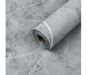 Шпалери на самоклейці 2800х500х1,5мм Сірий мармур (D) SW-00001414